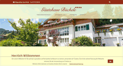 Desktop Screenshot of gaestehaus-buechele.de